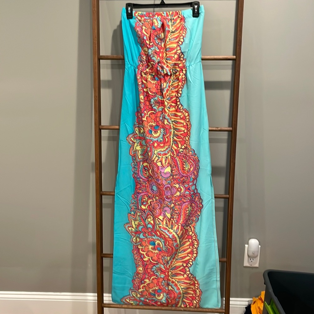 Groovy Engineered Strapless Dress